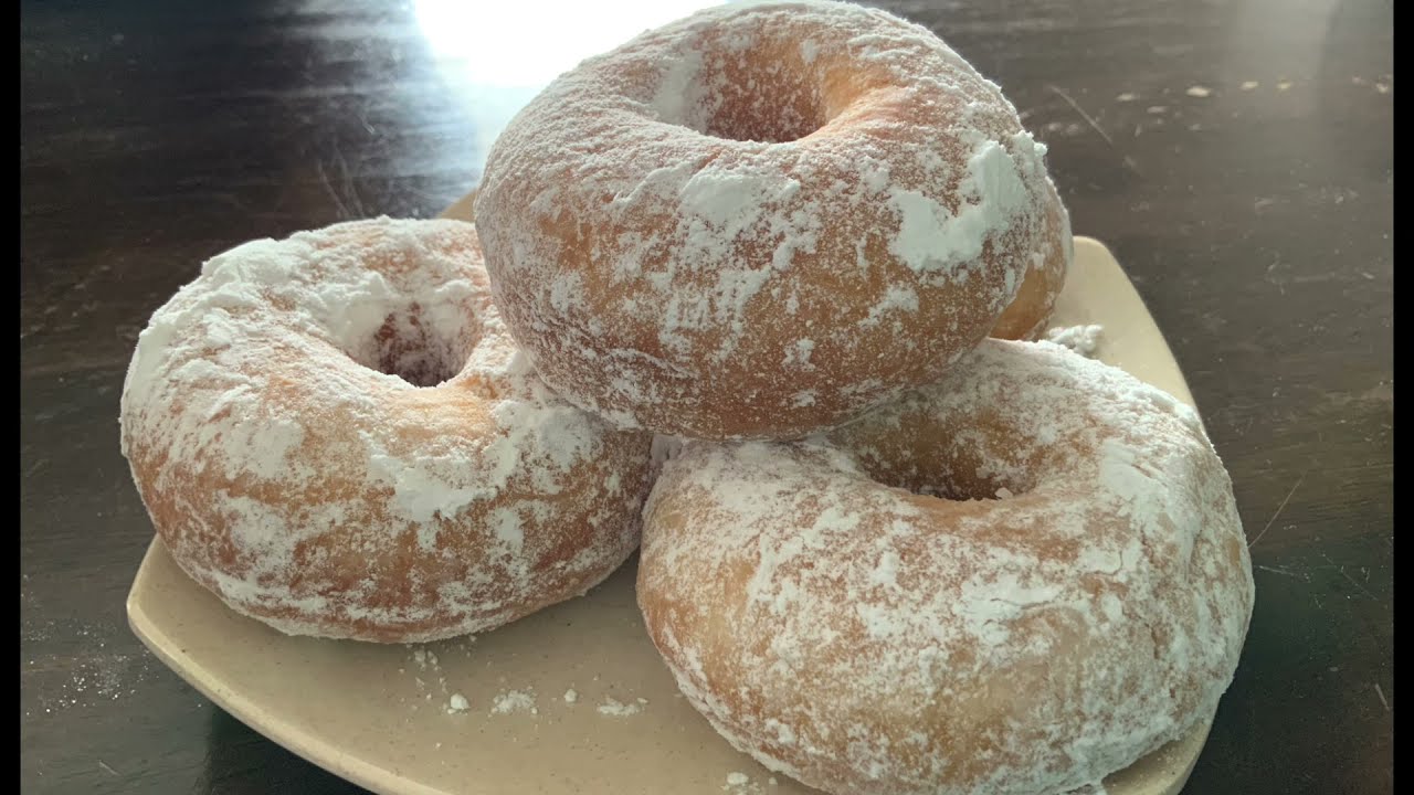 Resepi Donut Gebu Dan Lembut Sukatan Cawan | soft and fluffy homemade donut recipe