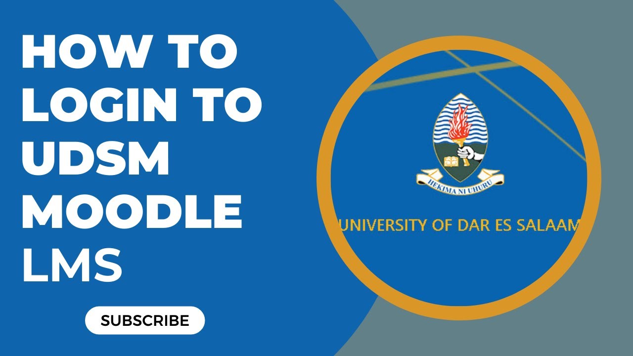 How to login to UDSM Moodle LMS