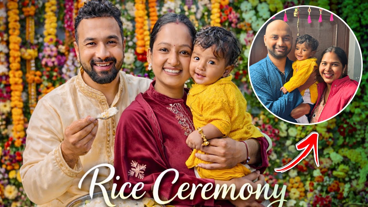 Rice Ceremony vlog after 6 month 🍚🌾 || priya jeet vlogs #couplevlogs 