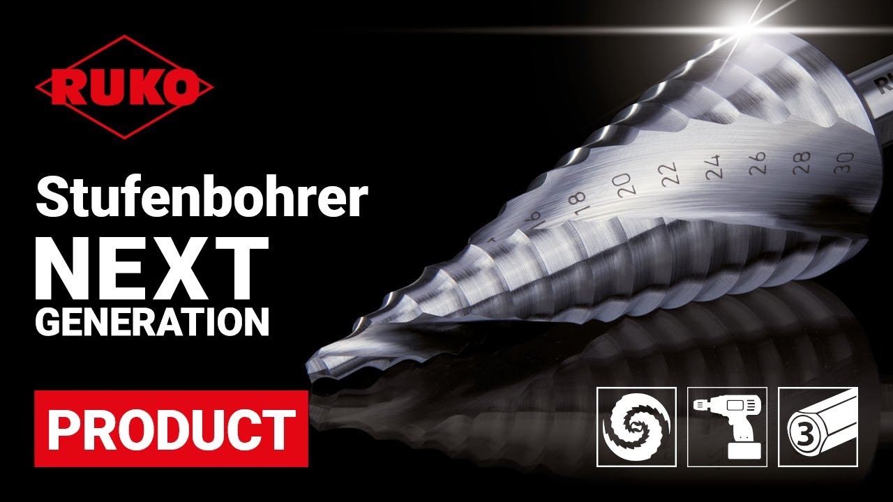 Die neue RUKO Stufenbohrer-Generation
