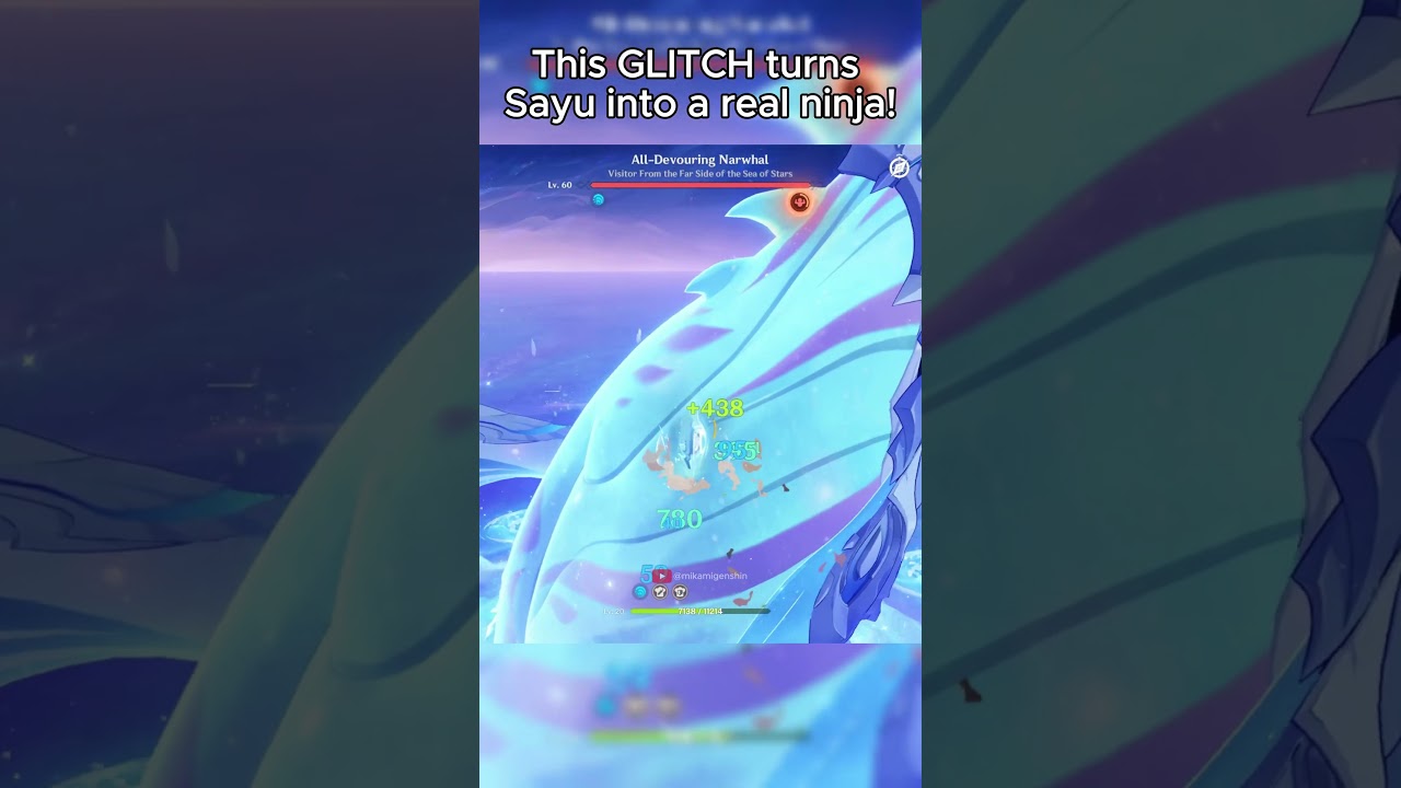 This GLITCH with Sayu is really funny  #shortgenshinimmpact #hoyocreators #genshinimpact #viral #hsr