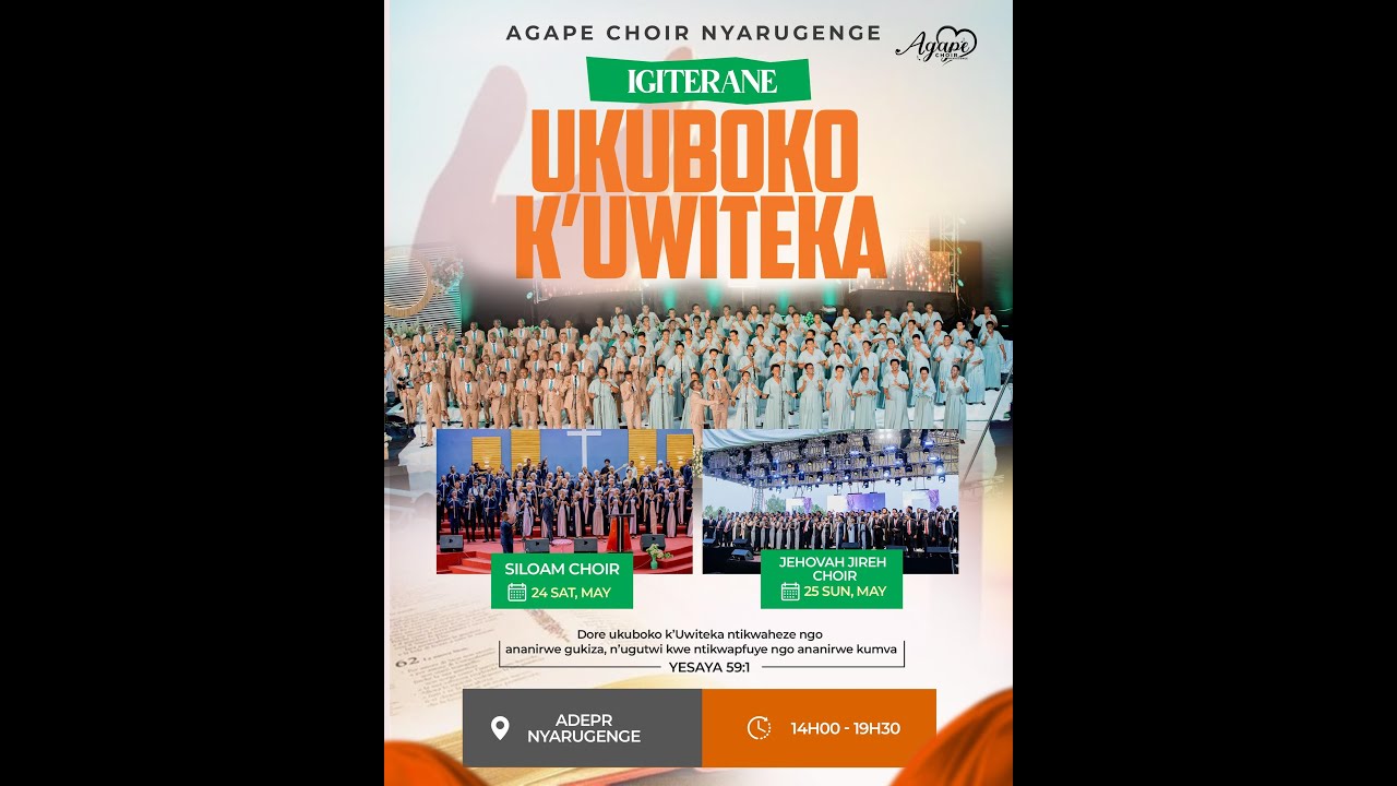 IGITERANE CY'UKUBOKO K'UWITEKA BY AGAPE CHOIR