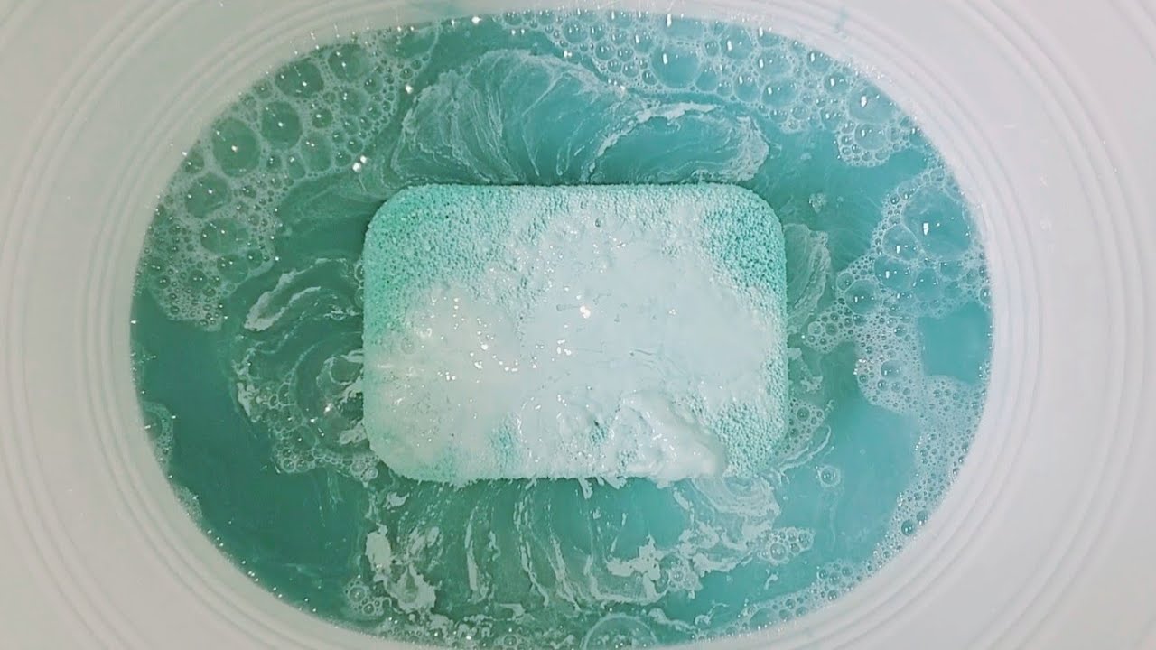 ASMR - SPONGE SQUEEZING Paste Bucket w/ Rinse