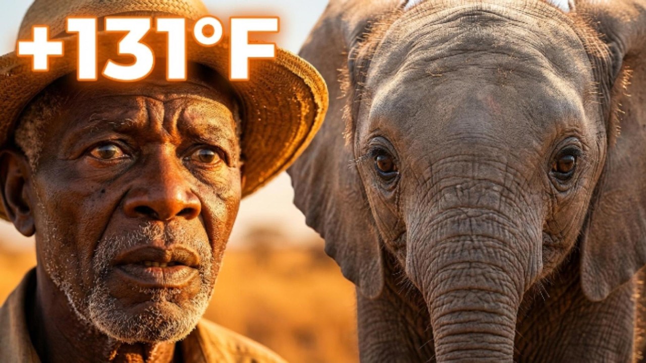 At 131&deg;F, a Baby Elephant Collapsed at His Gate.He Had One Cup of Water Left.