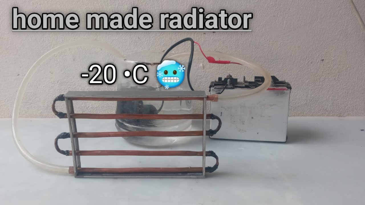 Diy radiator at home for peltier module use copper pipe #h_a_inventions #diy #radiator #viralvideo
