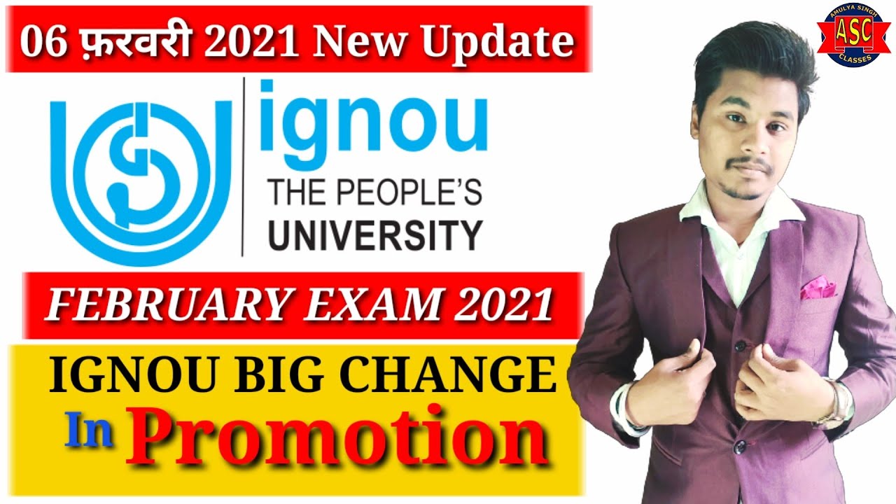 IGNOU PROMOTION (BREAKING NEWS) NEW NOTIFICATION|PROMOTION मे किया बड़ा बदलाव  अभी जानिए| IGOUEXAM 21