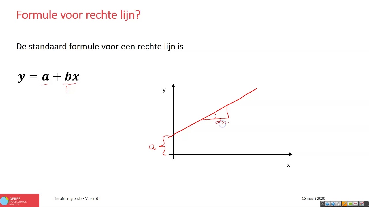 Enkelvoudige lineaire regressie