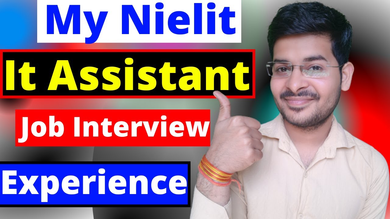Nielit It Assistant Job Interview Experience || O Level It assistant Interview Experience In Nielit