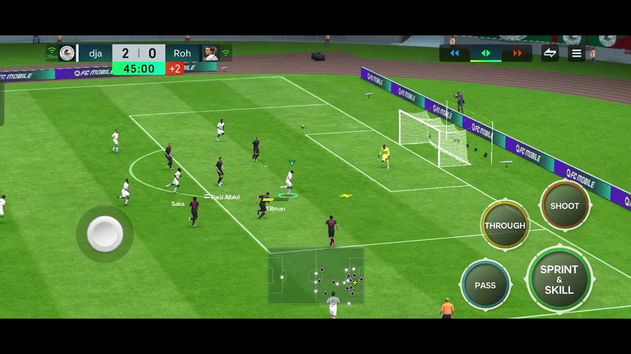 FC mobail match 2 Mohanbagan vs real Madrid soccer 4-0