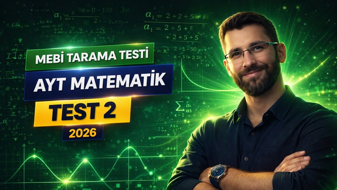 MEBİ AYT Matematik Tarama Testi 2 Çözümü 