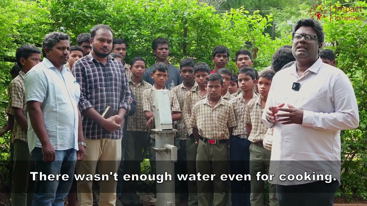 Impact Initiatives:  2025 Grant : Boy's school receives water from strangers 2160p