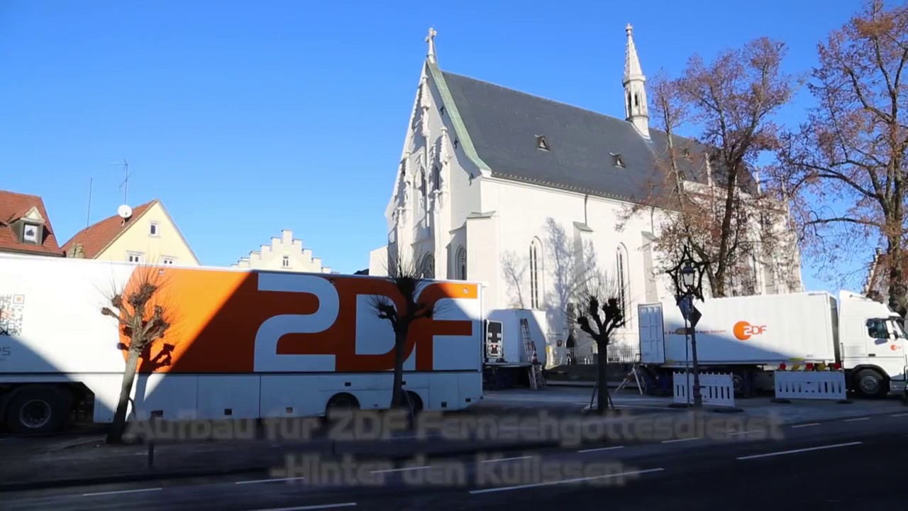 Aufbau f&uuml;r den ZDF Fernsehgottesdienst