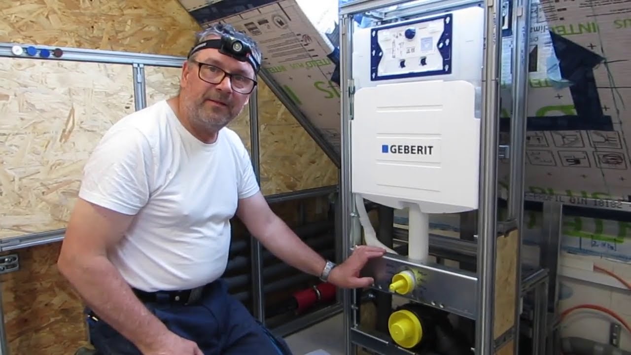 Sanitärinstallation mit Geberit GIS Teil 3 WC Element
