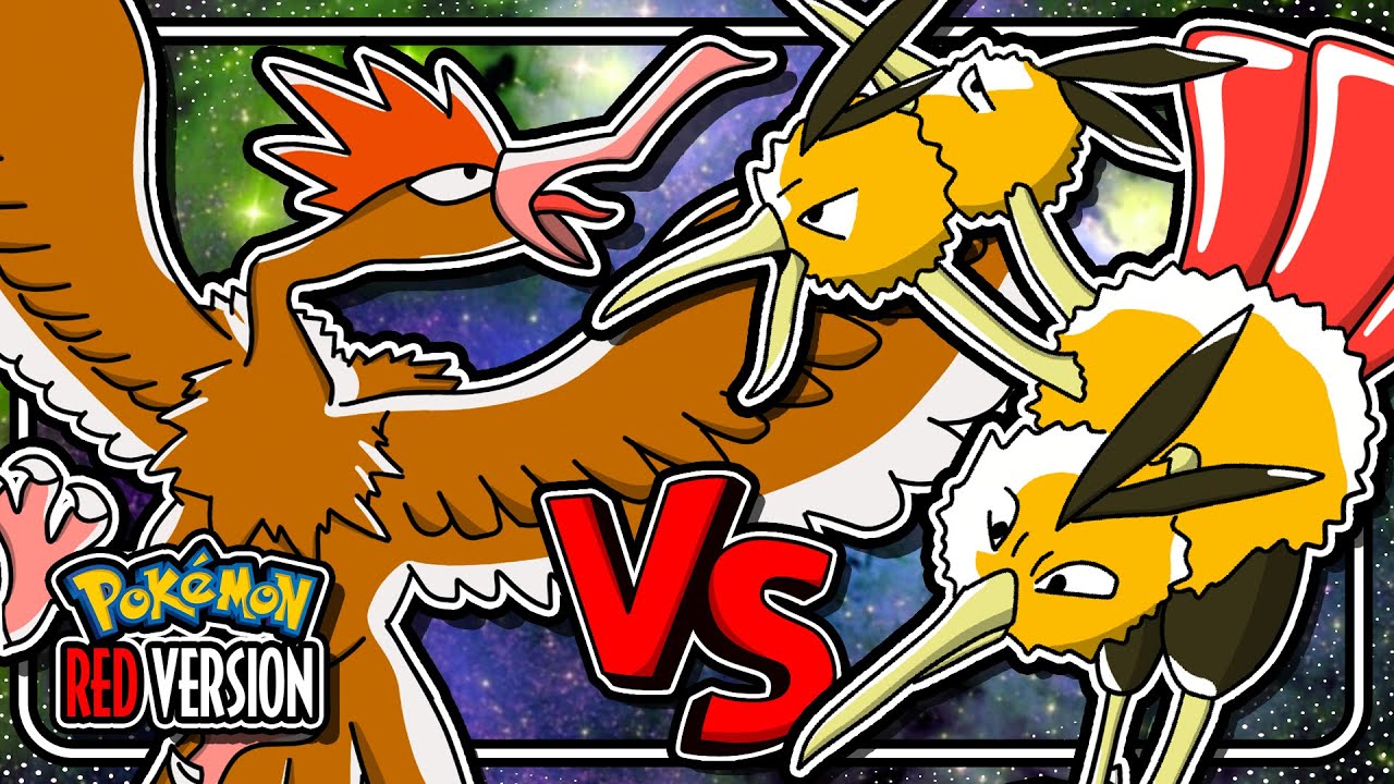 Додрио против Фироу: какая птица быстрее победит Pokémon Red?