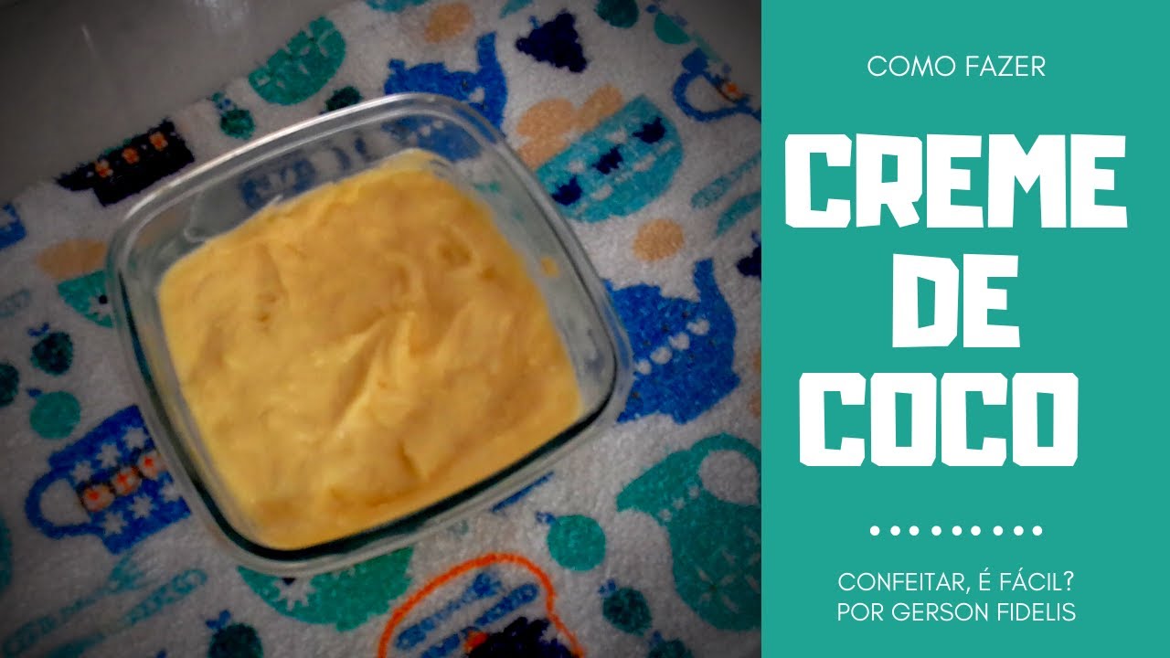 CREME DE CONFEITEIRO DE COCO | Confeitar, é Fácil?