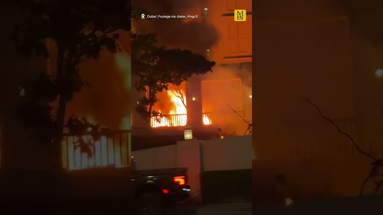 Fire at luxury Dubai hotel Fairmont The Palm following 'missile attack' in UAE