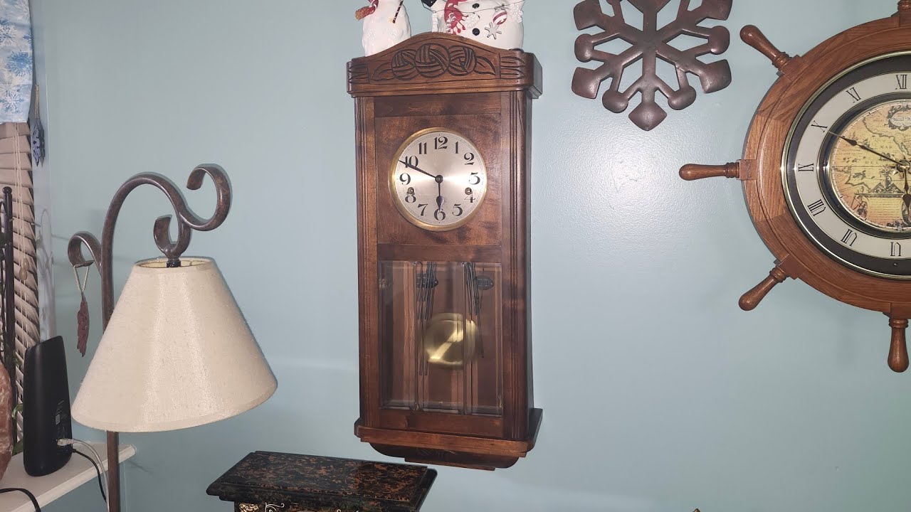 Rare 1920's Fontenoy Westminster/Fontenoy Chime French Art Deco Box Wall Clock