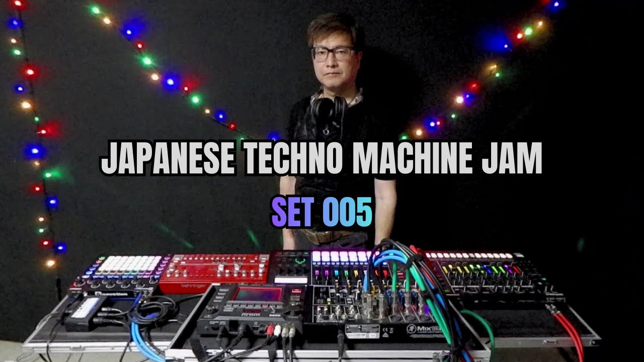 Deep Machine Groove Acid Techno | JAPANESE MACHINE DJ MIX ORIGINAL TRACKS - SET 005