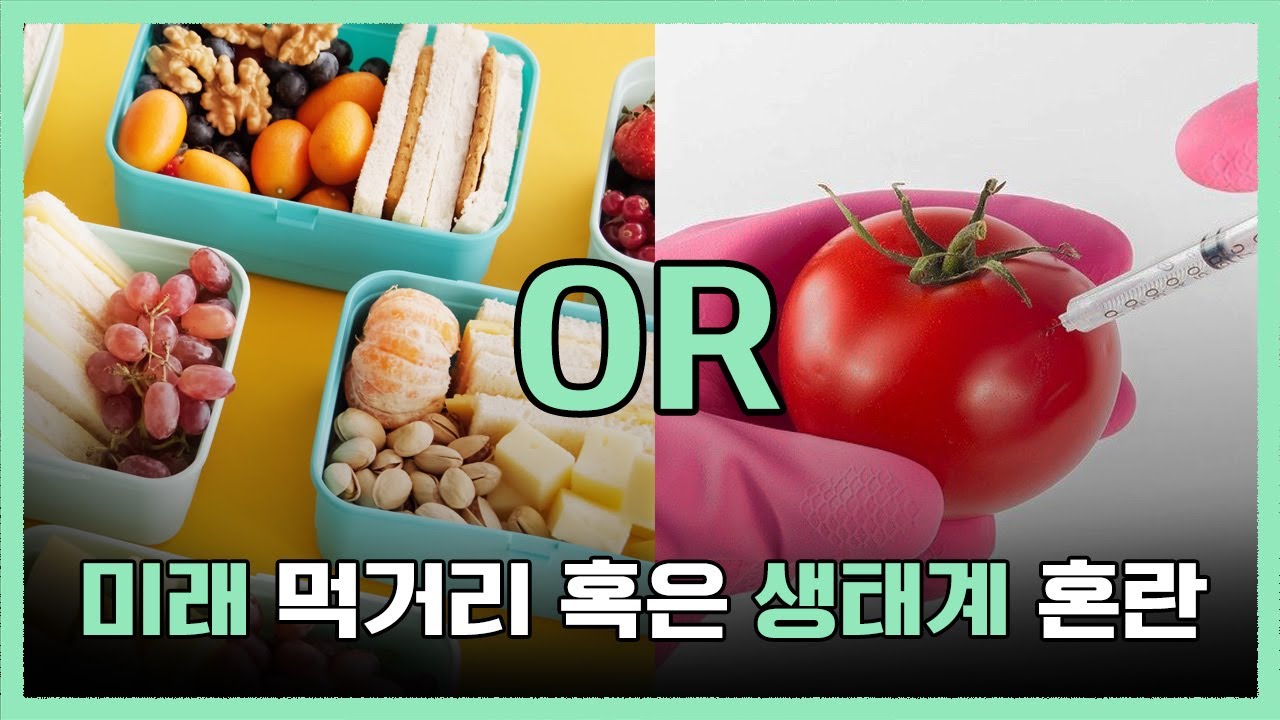 유전자 조작 식품 'GMO' 정말 안전할까?
