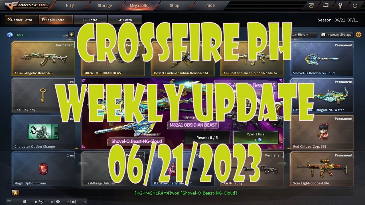 CROSSFIRE PHILIPPINES - WEEKLY UPDATE 06/21/23 | AK-47 ANGELIC BEAST