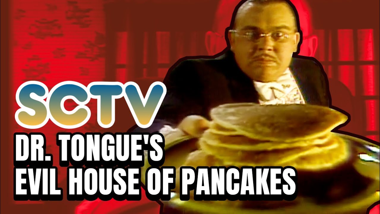 SCTV John Candy in Dr. Tongue's Evil House of Pancakes with Joe Flaherty