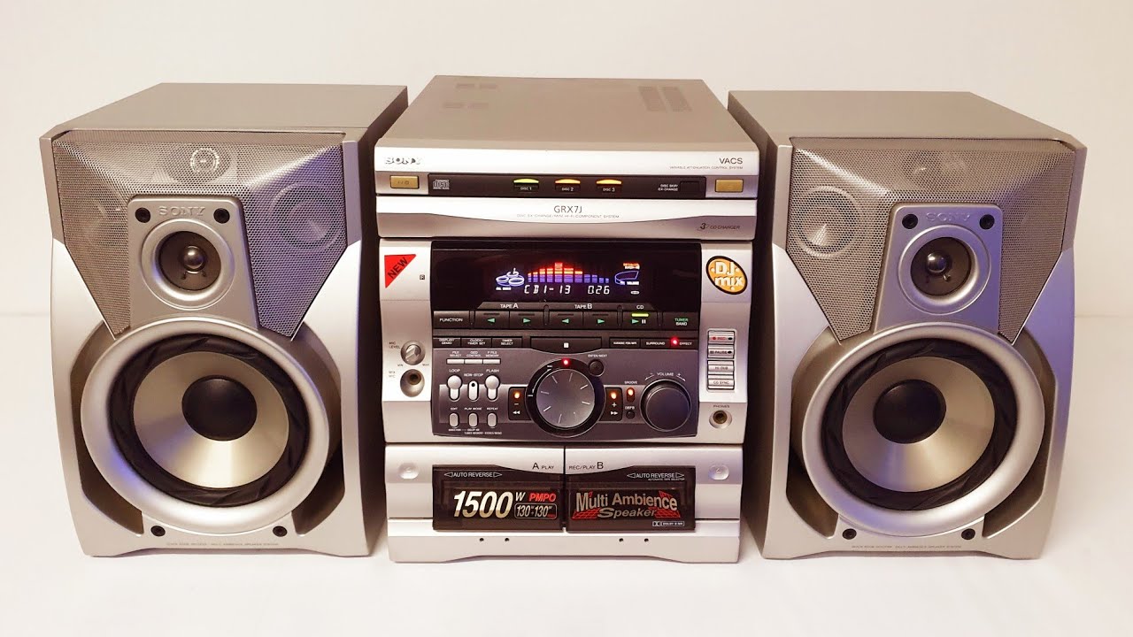 Mini System Sony GRX7J | Reparado e restaurado #minisystem #sony #vintage 