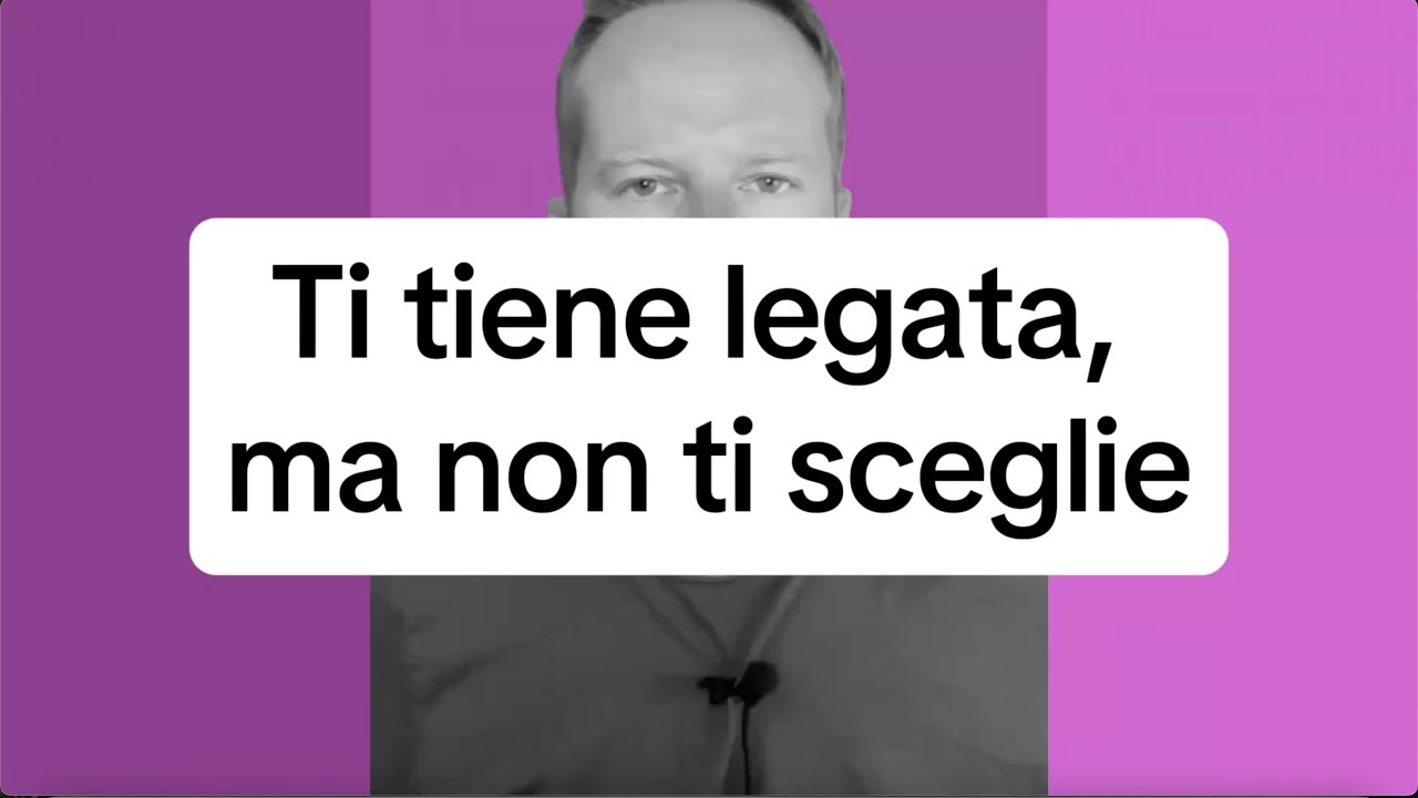 TI TIENE LEGATA, MA NON TI SCEGLIE.