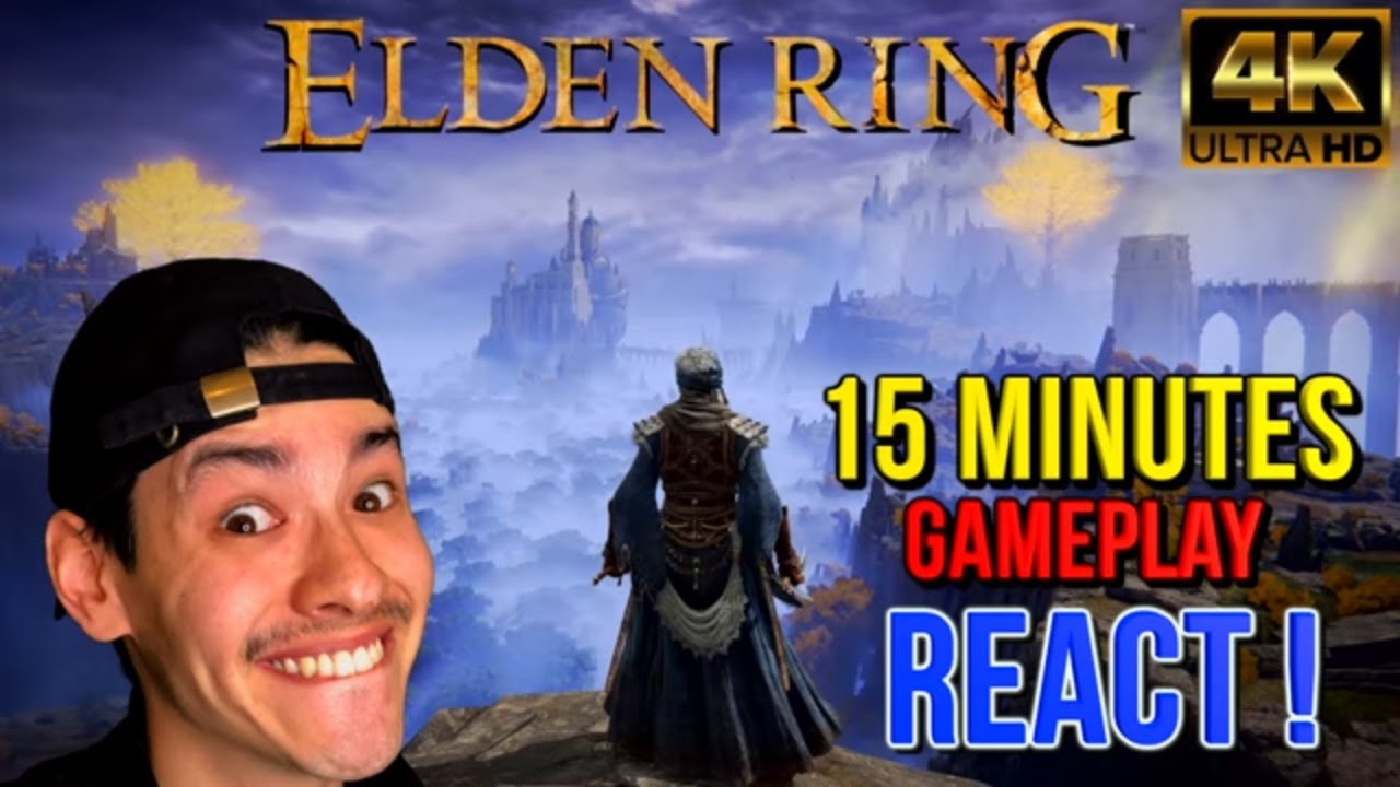 😱 JE DEVIENS FOU ! ELDEN RING REACTION 15 minutes en 4K