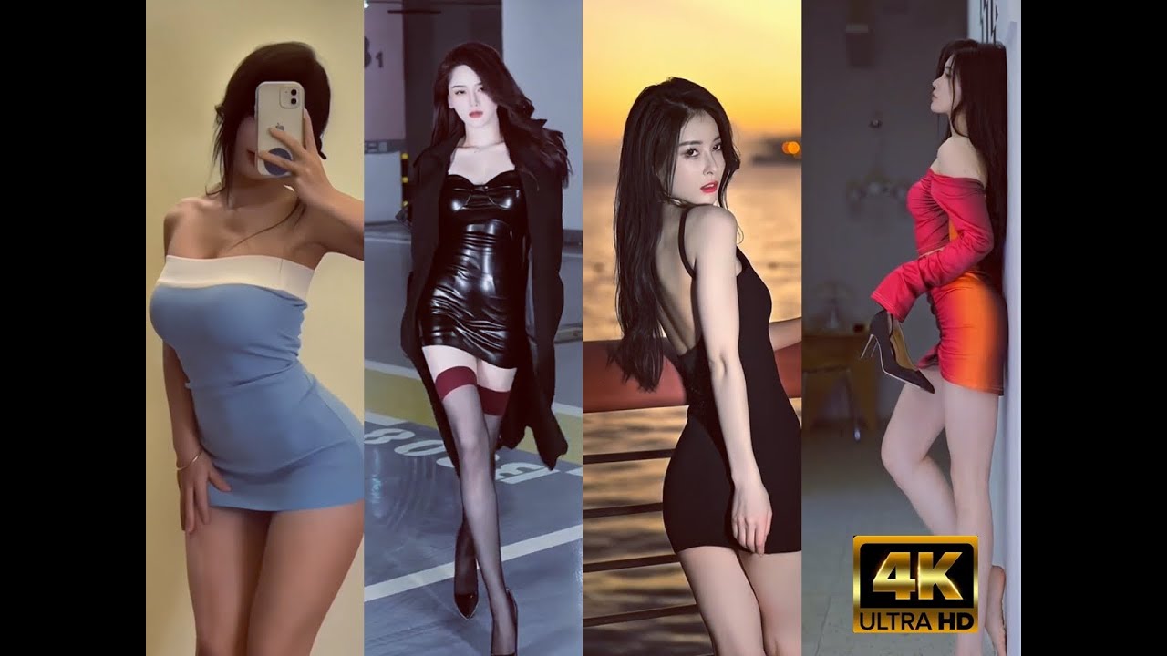 【4k】|Tiktok DouYin 辣妹! 时尚逛街穿搭长腿小姐姐11.0 |  Mix Cut of Sexy Long Legged Beauties 11