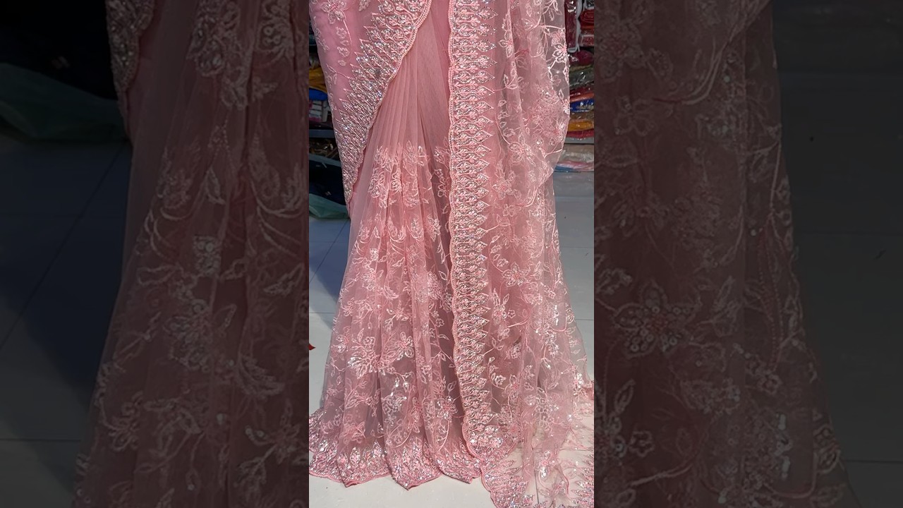 Order.8630954375☎️📞Free Delivery🚚 Most Viral full zari net saree design 😍 #shrots #shortsfeed