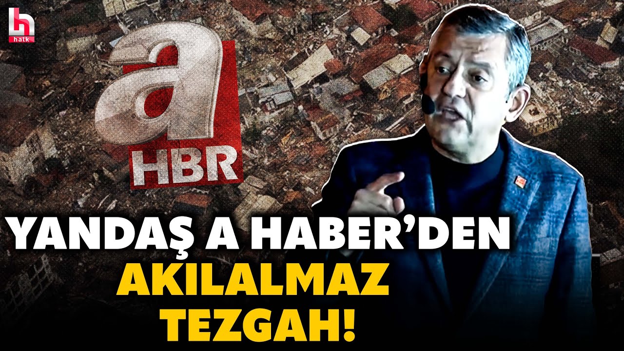 YANDAŞ A HABER'İN KİRLİ OYUNU İFŞA OLDU! Özgür Özel canlı yayında patlattı! Bu kadarına da pes!