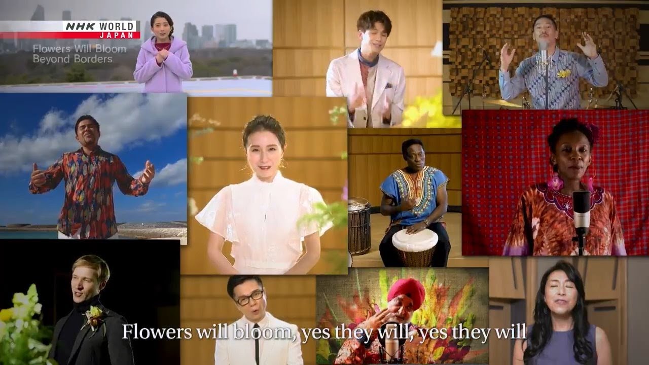 Flowers Will Bloom Beyond Borders 花は咲くHana wa Saku&nbsp;in Multiple Languages