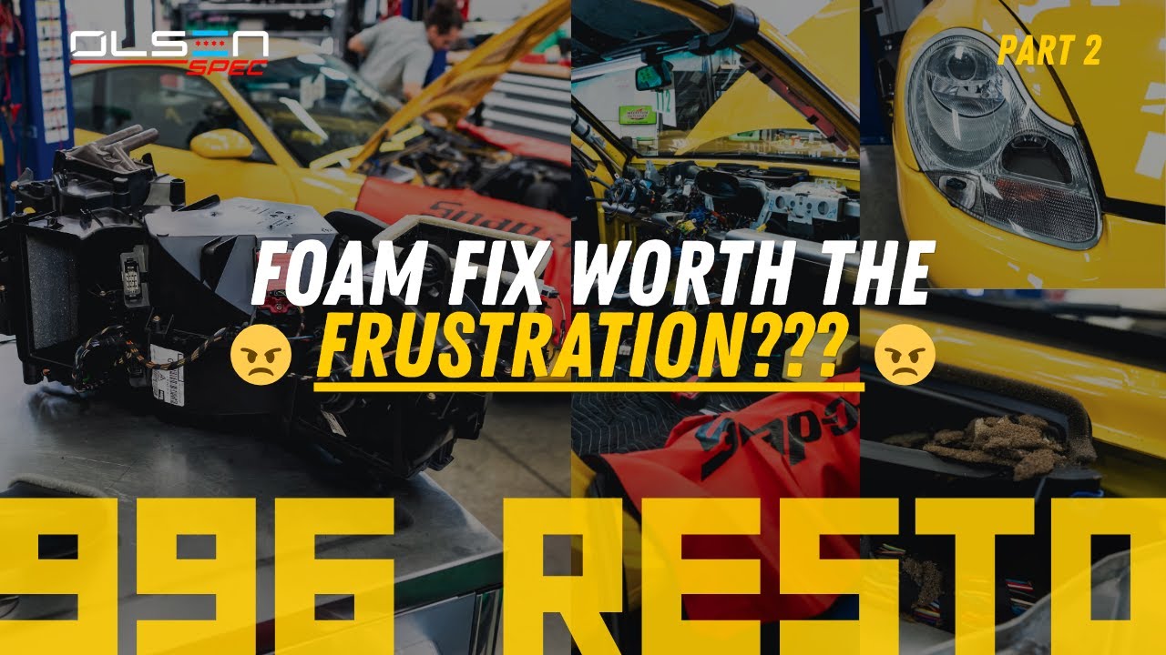 996 Restoration Part 2 - Foam Fix Worth The FRUSTRATION???