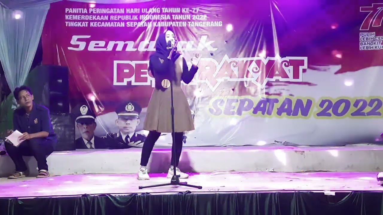 Lomba Karaoke Pop 2022   Pradita dari Perumahan Griya Artha Sepatan 