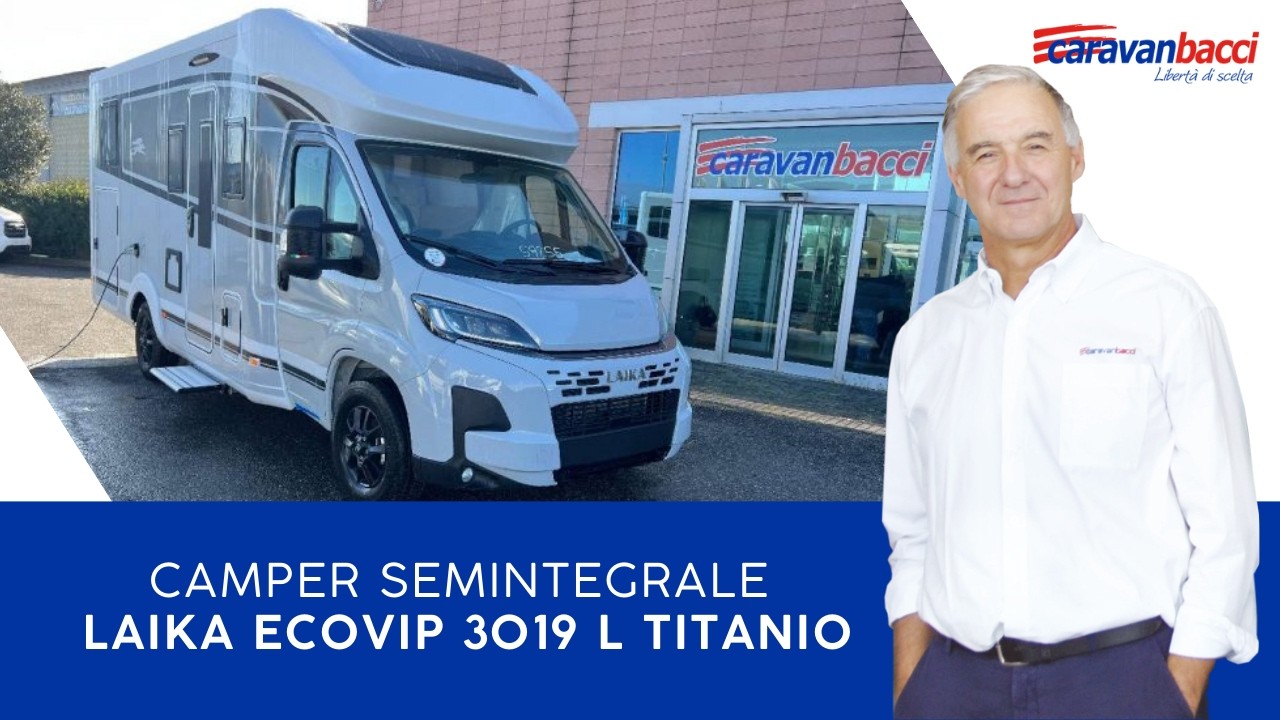 LAIKA ECOVIP 3019: 7 Metri di Lusso con Basculante e Letti Gemelli!
