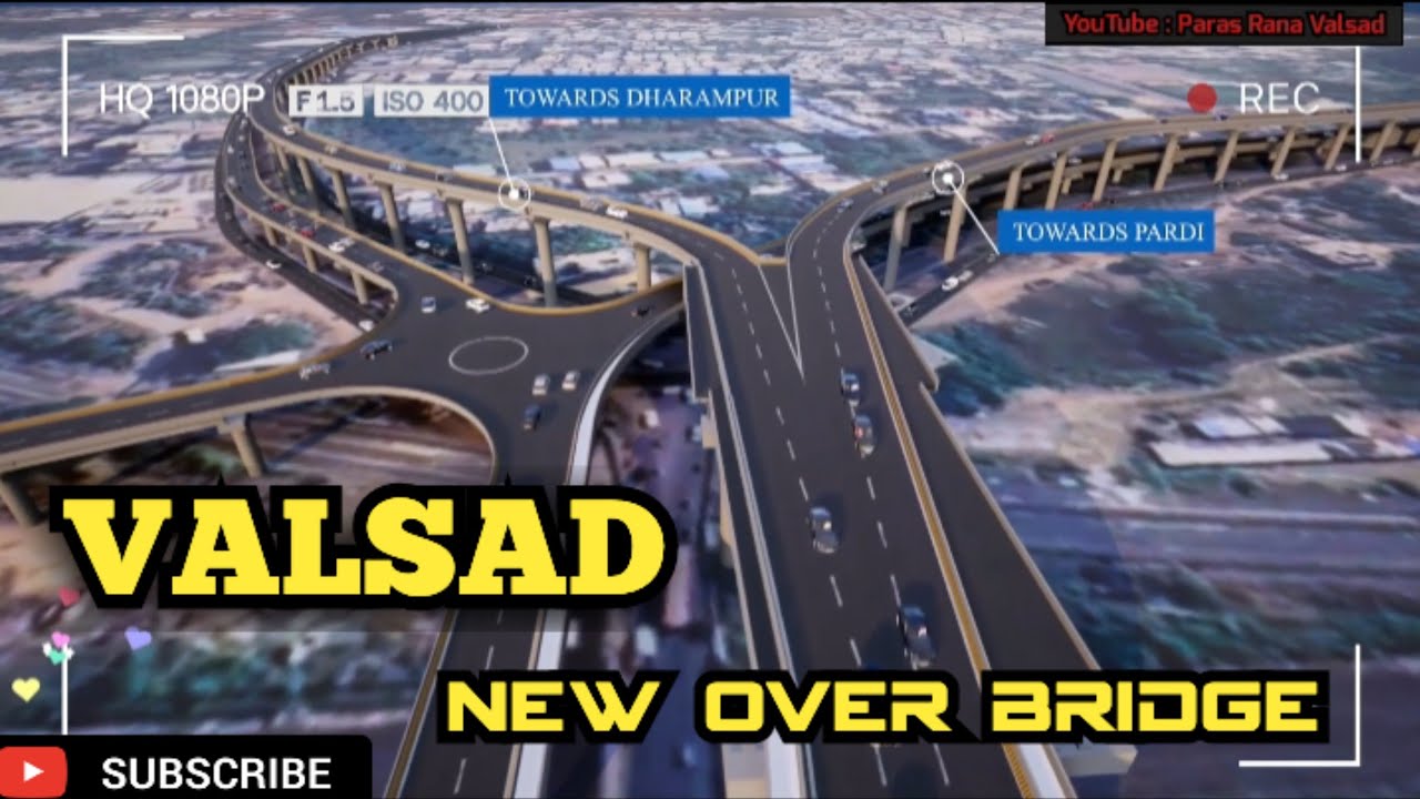 New Valsad Railway Over Bridge. #Valsad #Gujarat