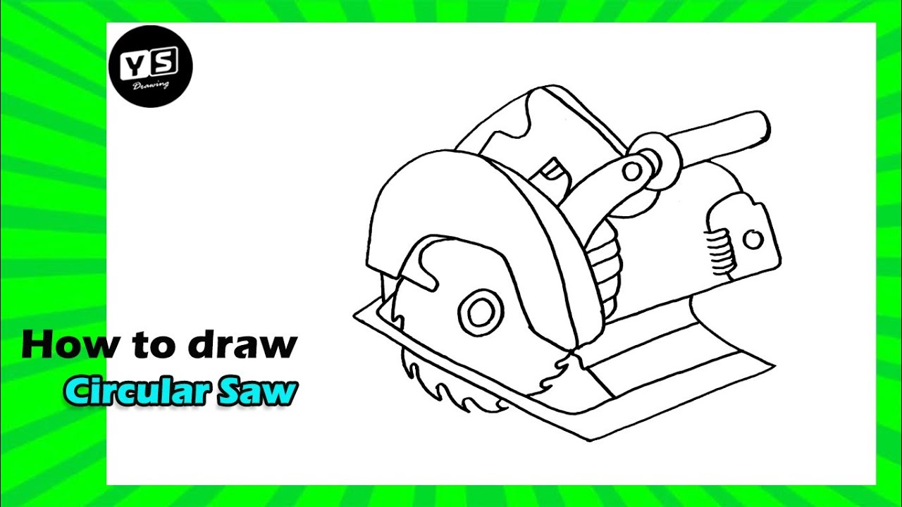 How to draw Circular Saw
