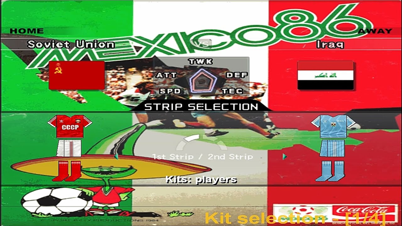 [pes6][1986 FIFA WorldCup Mexico] Soviet Union (Round of 16)