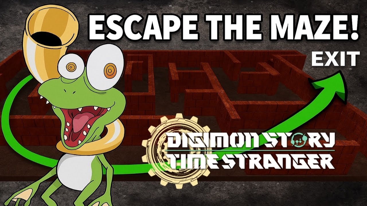 FASTEST Way Through the Gekomon Maze &ndash; All Correct Answers! | Digimon Story: Time Stranger