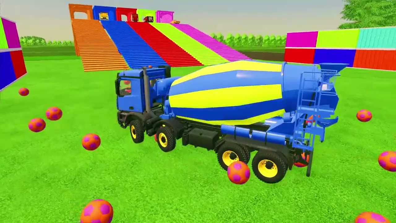 TRANSPORTING ALL VEHICLES CARS, TRUCKS, TRACTORS, FIRE ENGINE WITH TRAIN! Farming Semulator 