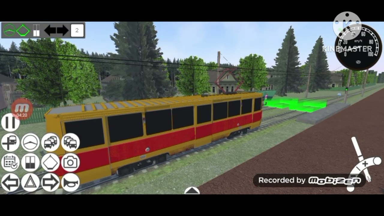 поездка на трамвае в micro tram simulator с информатором
