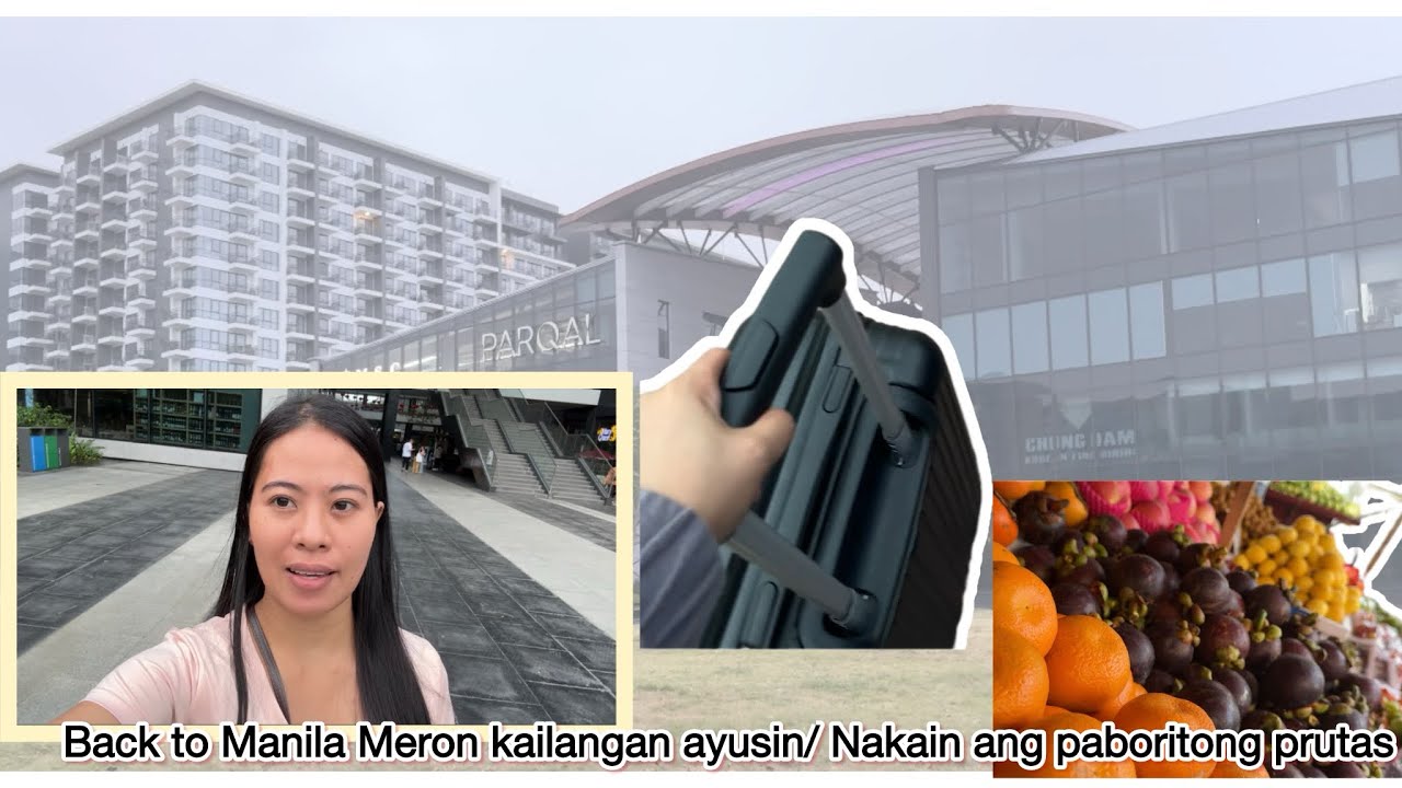 Tara mag impake pabalik Manila/ Paco Park View
