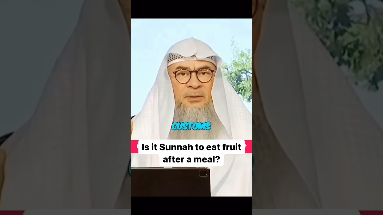 Is it Sunnah to eat fruit after a meal?