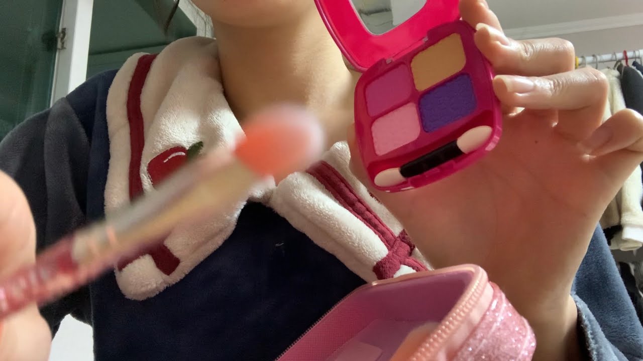 [ASMR]장난감 메이크업 같이 구경해요!🙊💖|지문태핑을 곁들인..| Toy ASMR ￼💄