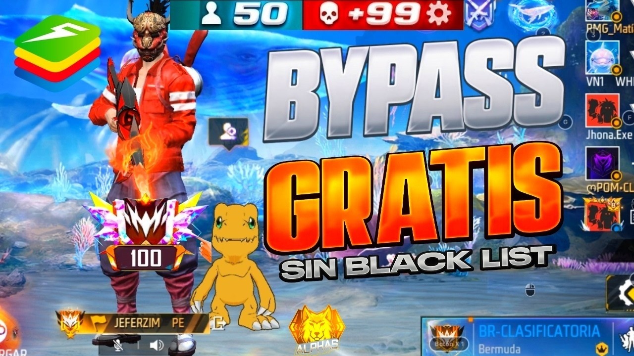 BYPASS GRATIS PARA FREE FIRE 100% SEGURO | BYPASS ALPHAS✅