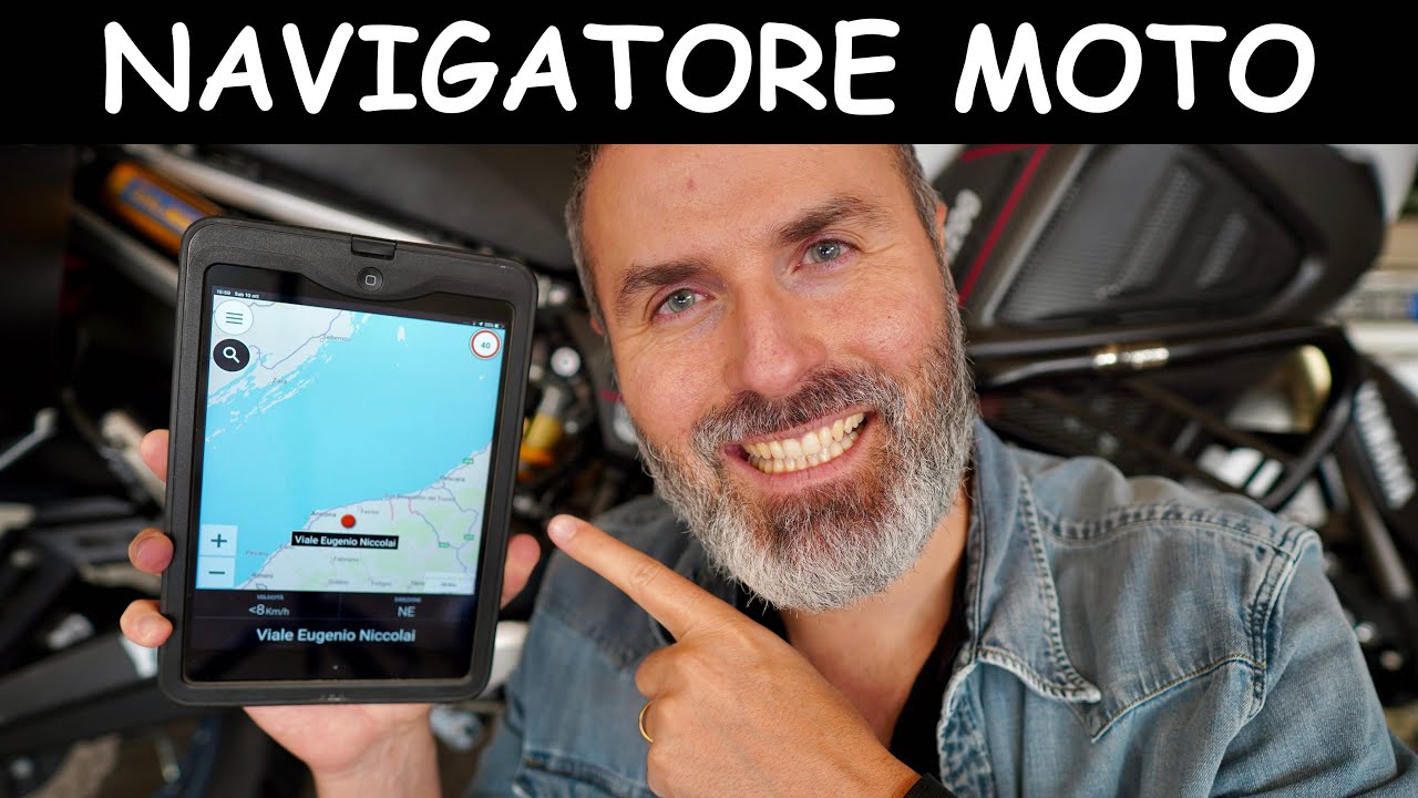 Come istallare un tablet(iPad) sulla moto per navigare, pro e contro con navigatori Garmin e TomTom
