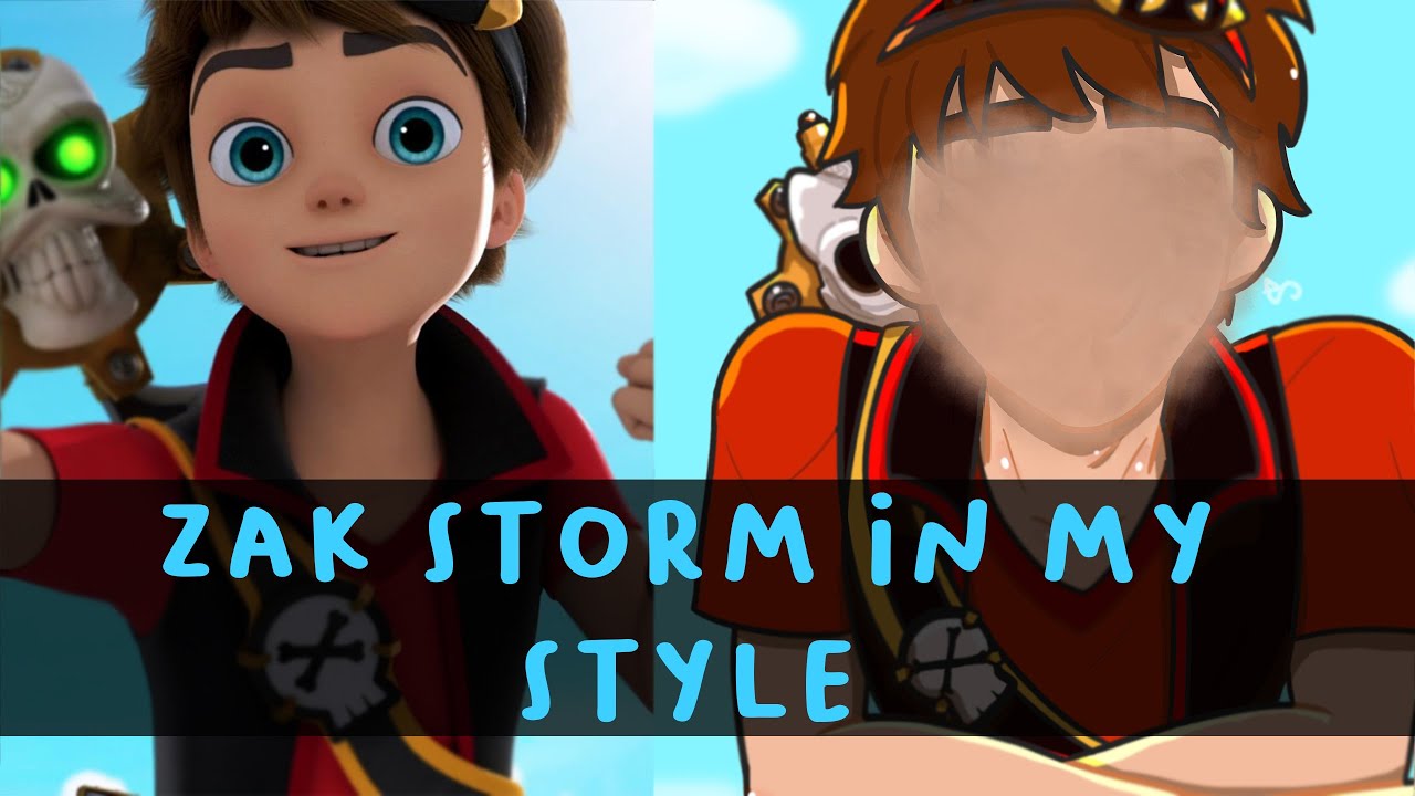 Drawing Zak Storm in my style