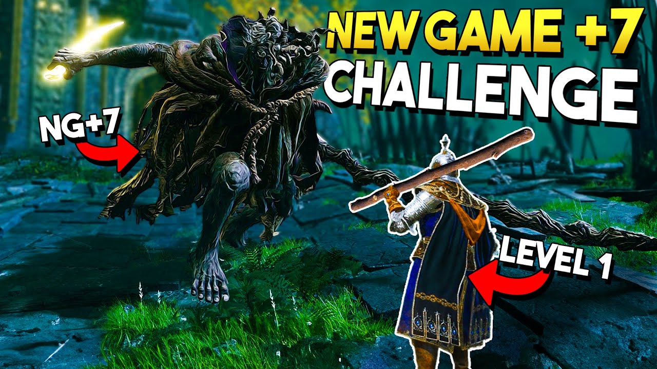 ELDEN RING NG+7, aber mit LVL 1 CHARAKTER!