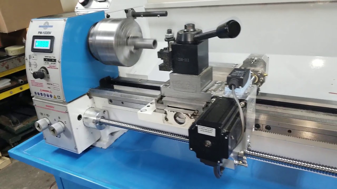 PM-1030V CNC Lathe Demo 2