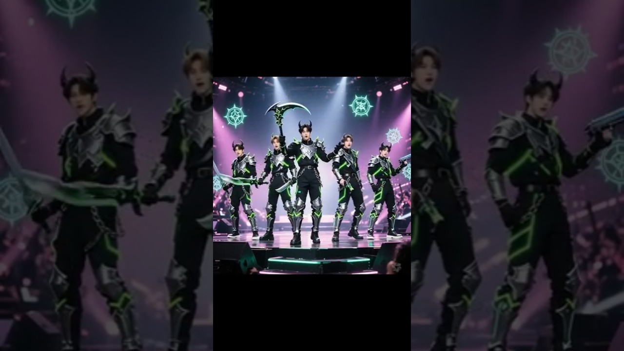 K-Pop Охотники на демонов 👹✨ Модный концепт Dark Idol